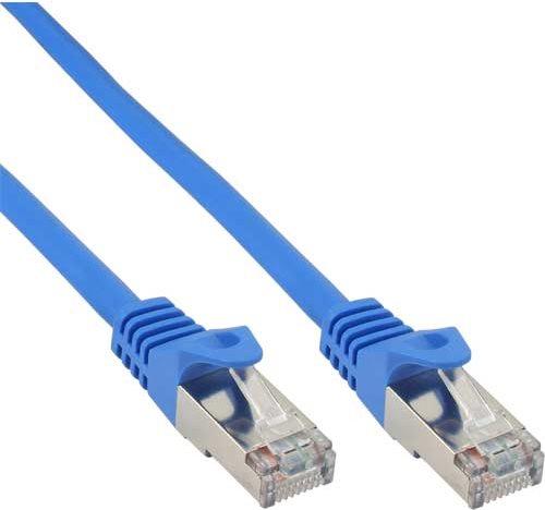 Cavo patch - SF-UTP - Cat.5e - blu - 50 m