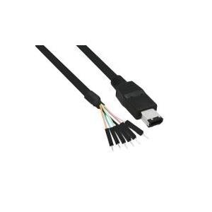 Cavo adattatore InLine FireWire a 6 pin/pz. -PF6/Bu. 04 m nero (34440A)