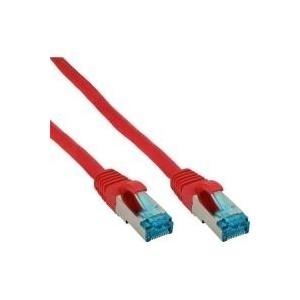 Cavo patch - S-FTP PiMf - Cat.6A - senza alogeni - rosso - 7,5 m