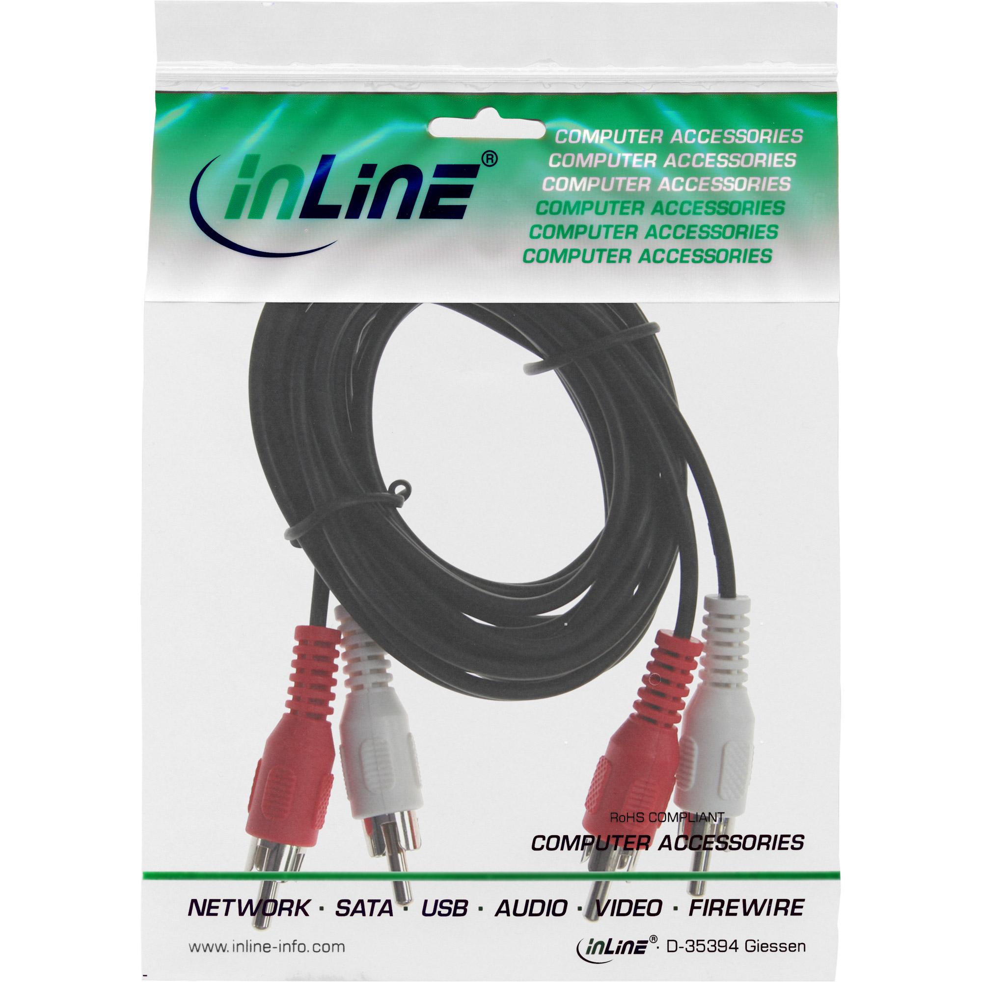 Cavo Cinch - 2x Cinch - maschio - maschio - 20 m