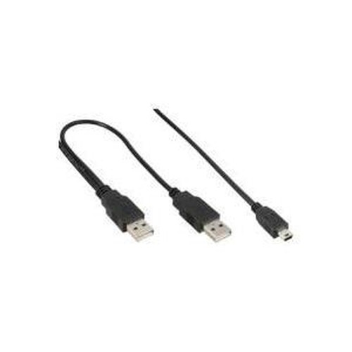 Cavo USB mini a Y - 2x...