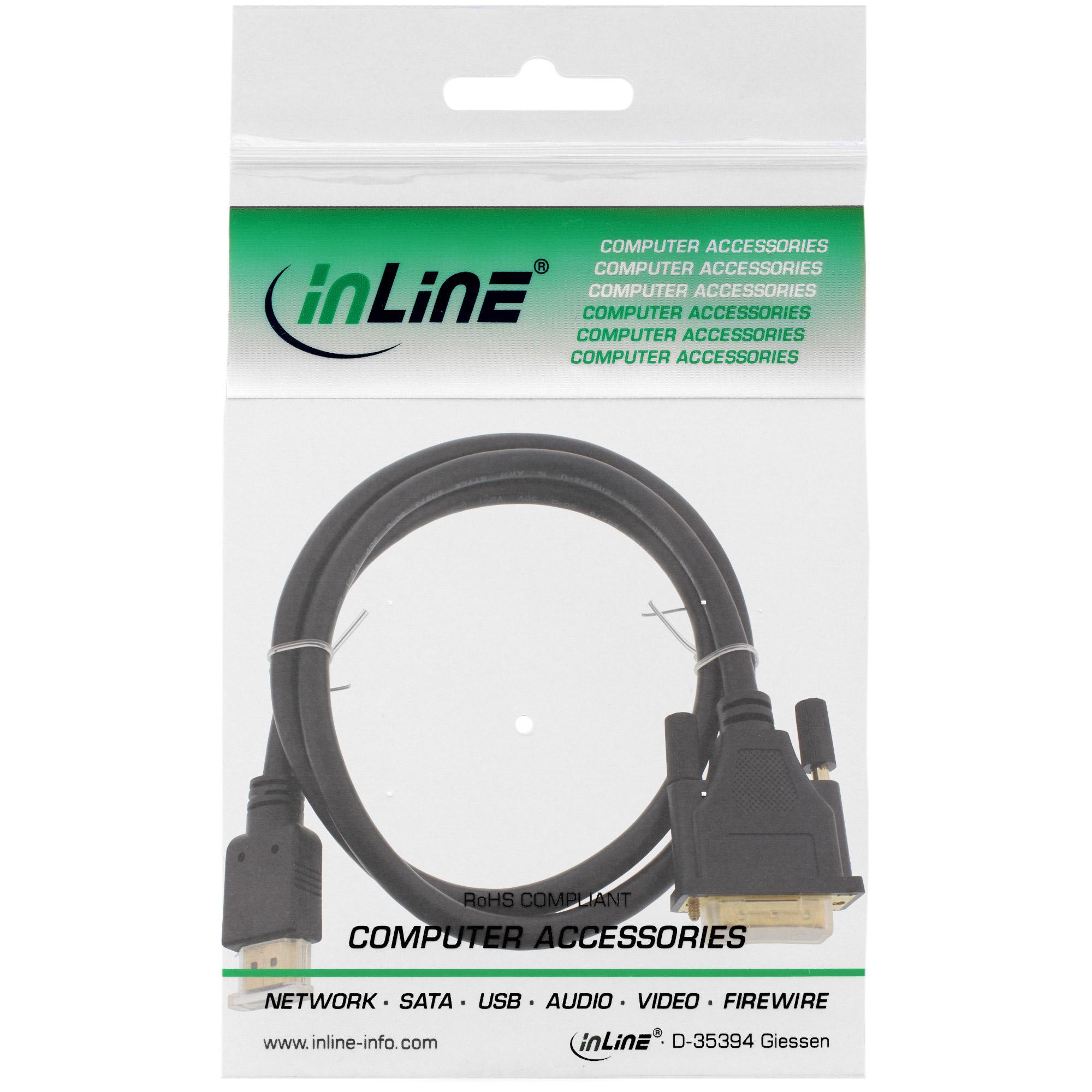 Cavo HDMI-DVI - contatti dorati - HDMI ST a DVI 18+1 ST - 7,5 m