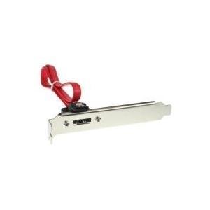 Staffa slot InLine - 1x presa eSATA su 1x spina SATA 05 m (27902)