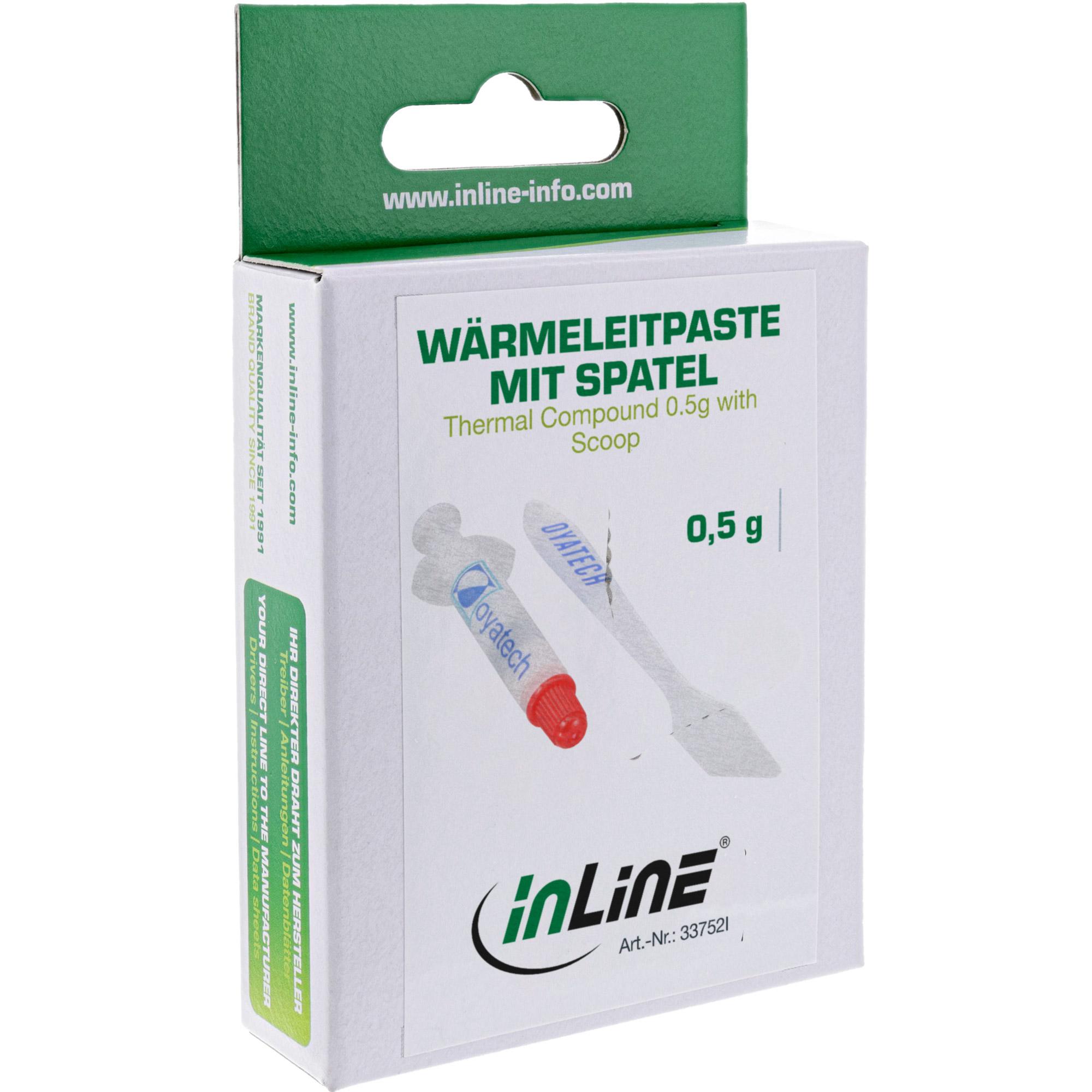 InLine Pasta termica, 0,5 g, con spatola