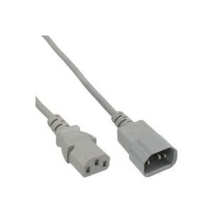 Prolunga per apparecchio freddo - da C13 a C14 - grigio - 1,8 m