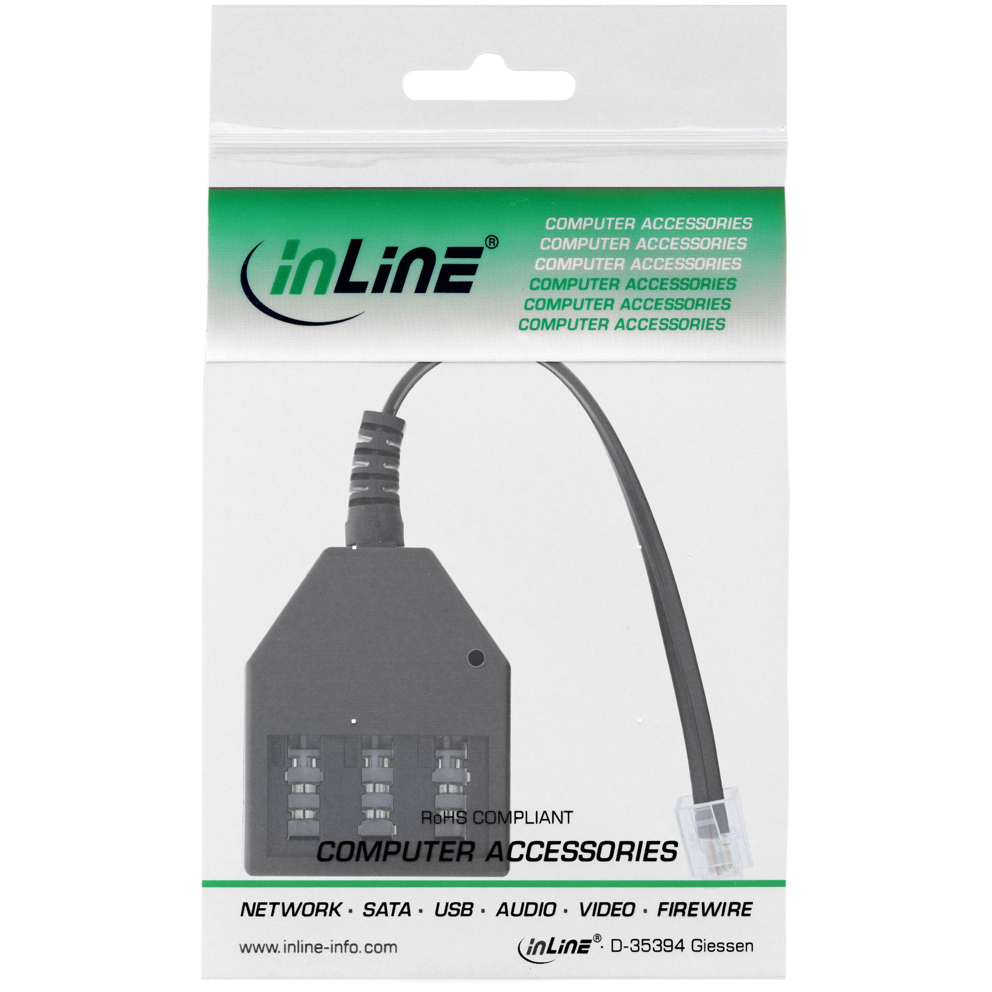 Cavo adattatore TAE: spina RJ11 6P4C su presa TAE NFN