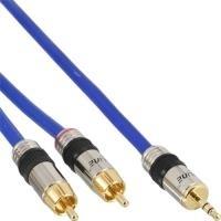 InLine Cavo Audio Jack 35mm maschio a 2x RCA maschio 3m PREMIUM