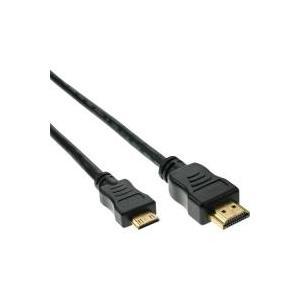 Mini cavo HDMI ad alta velocitÃ  - Connettore da A a C - zincato cont. - nero - 10 m