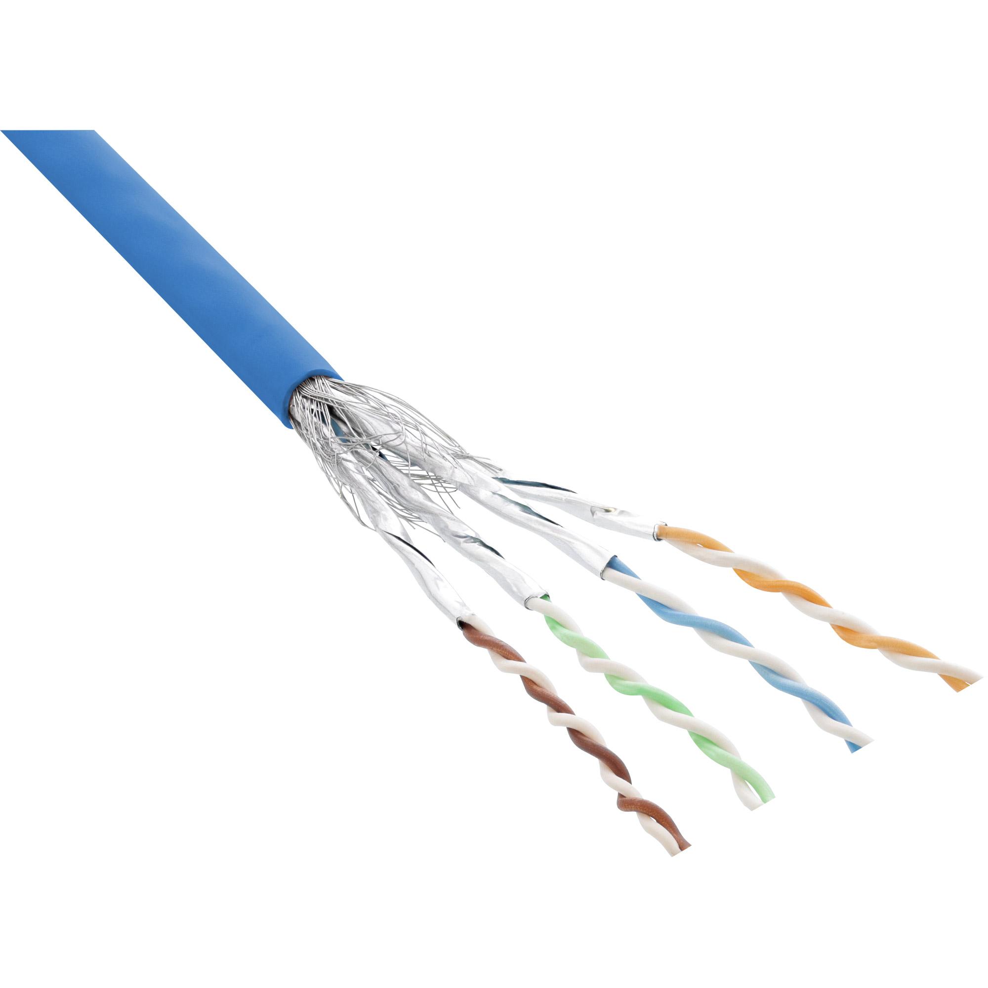 Cavo patch Cat.6 S-FTP PiMf - blu - AWG27 - PVC - CU - 100m