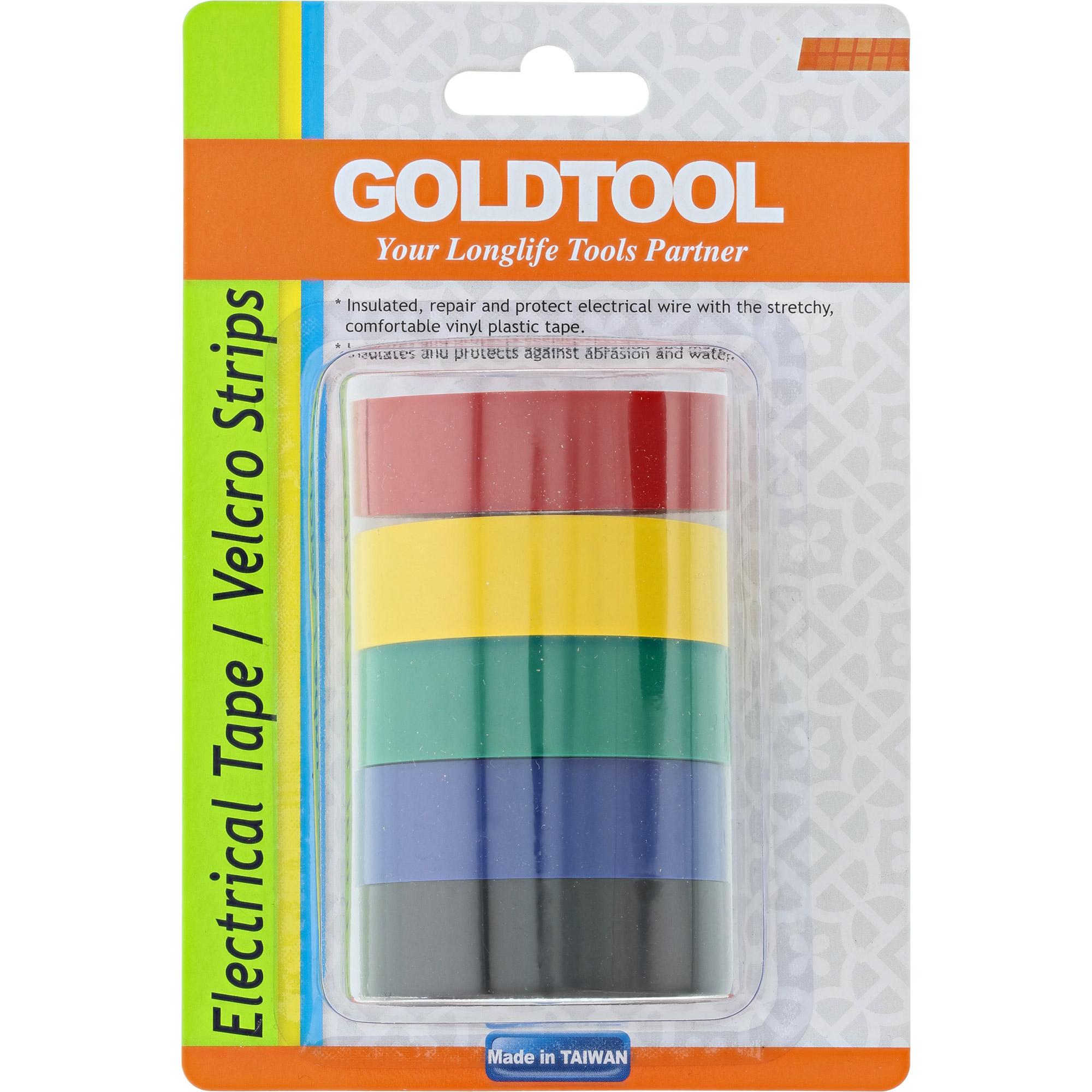 InLine Nastro isolante 18mm rotolo da 9m vari colori assortimento 5pz