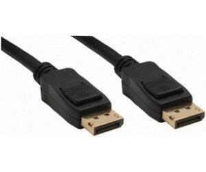 Displayport in linea Kabel 5,0 m, contatti dorati, nero