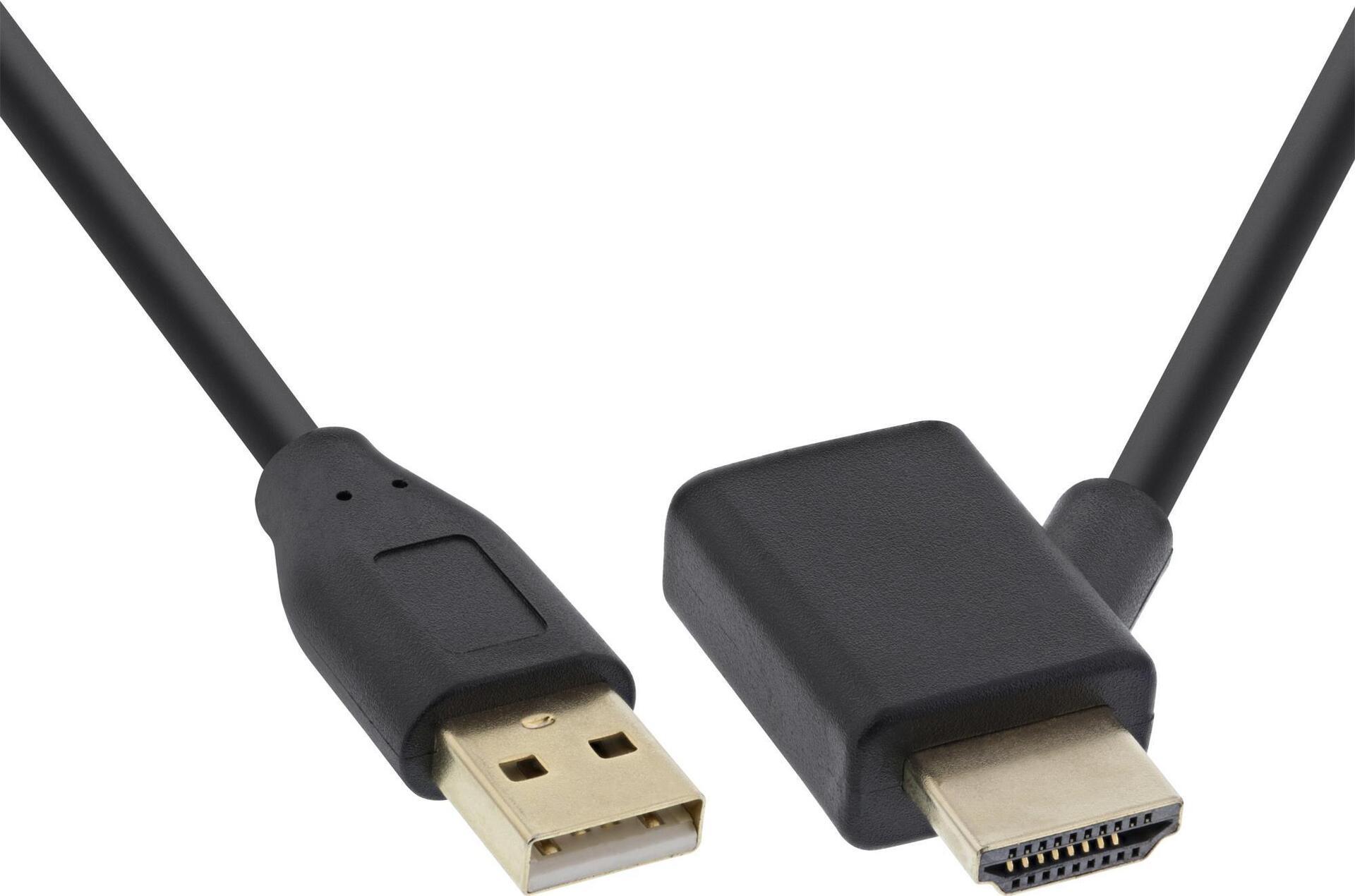 Presa-adattatore HDMI con alimentatore USB - 0,5 m
