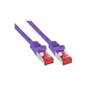 Cavo patch - S-FTP PiMf - Cat.6 - 250 MHz - PVC - rame - viola - 1,5 m