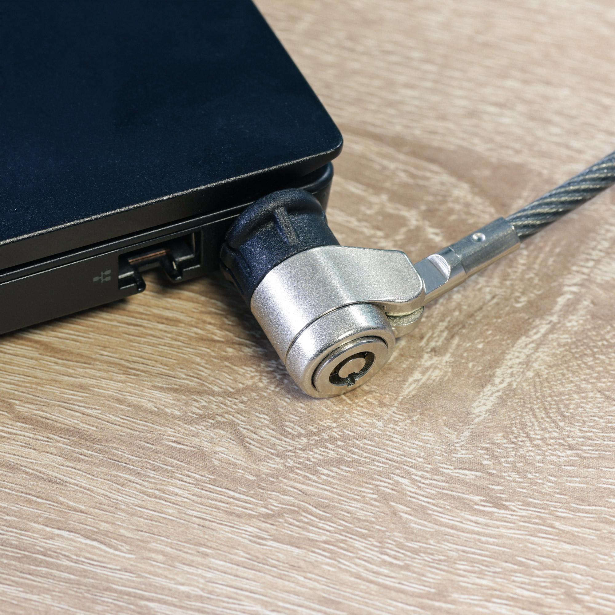 InLine Sicurezza Notebook lucchetto a chiave cavo acciaio 44mm x 2m