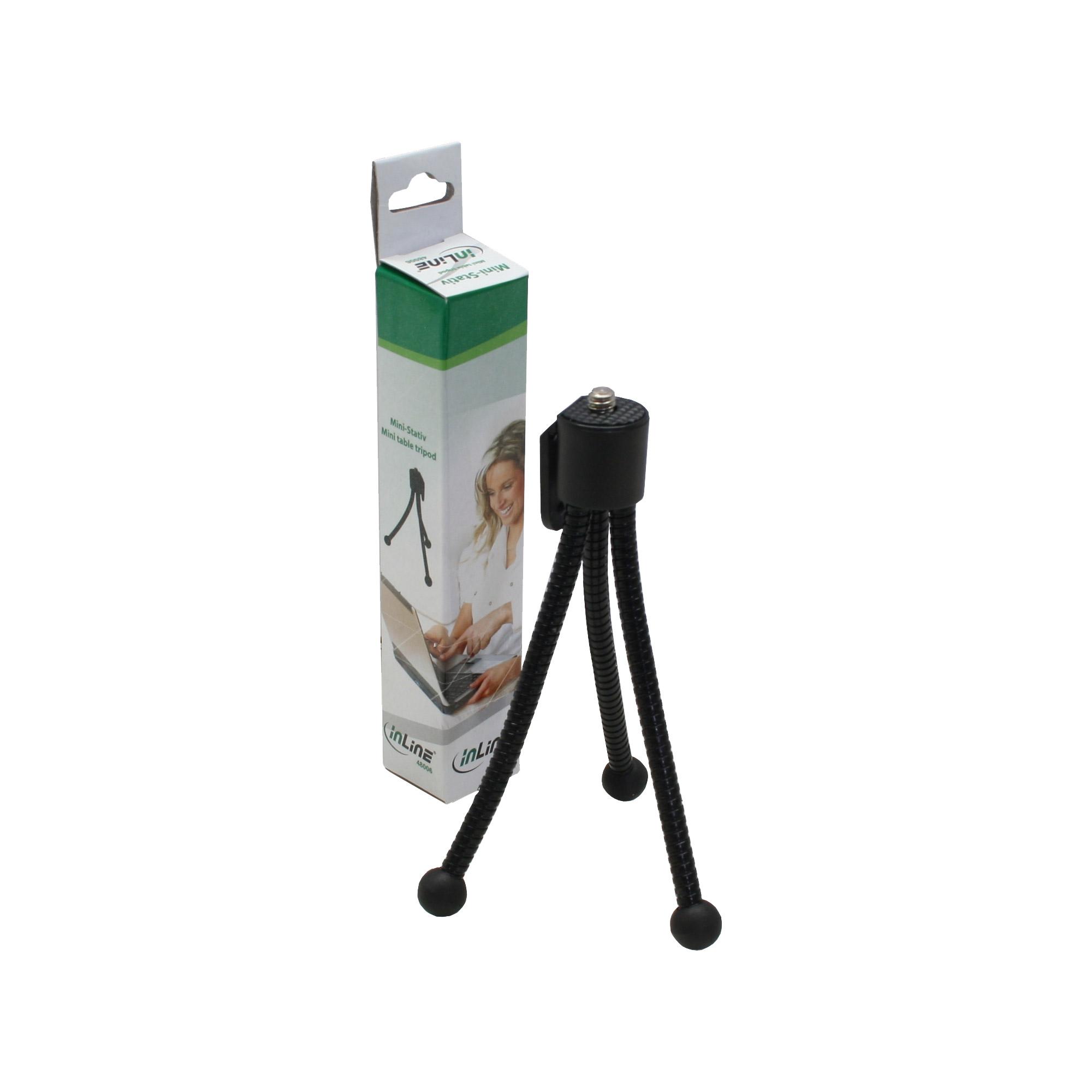 InLine Treppiedi Mini125cm gambe flessibili nero