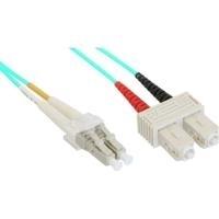 Cavo duplex in fibra ottica - LC-SC - 50-125 - OM3 - 2 m