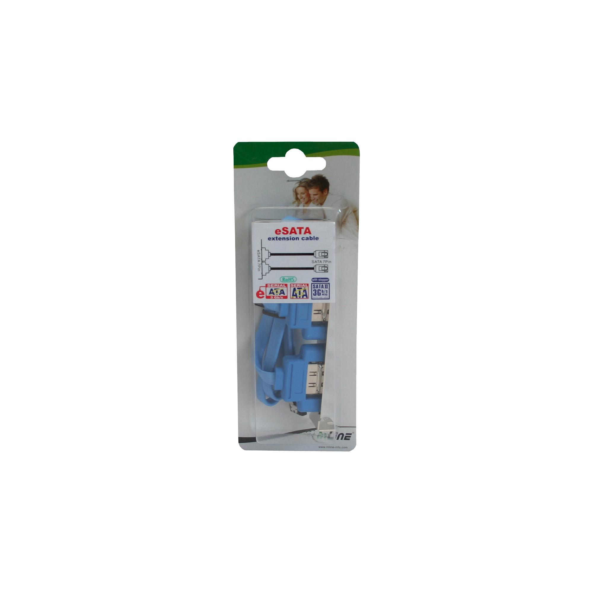 Foglio di slot in linea - Socket ESATA 2x su SATA Stecker 03 m (27904)