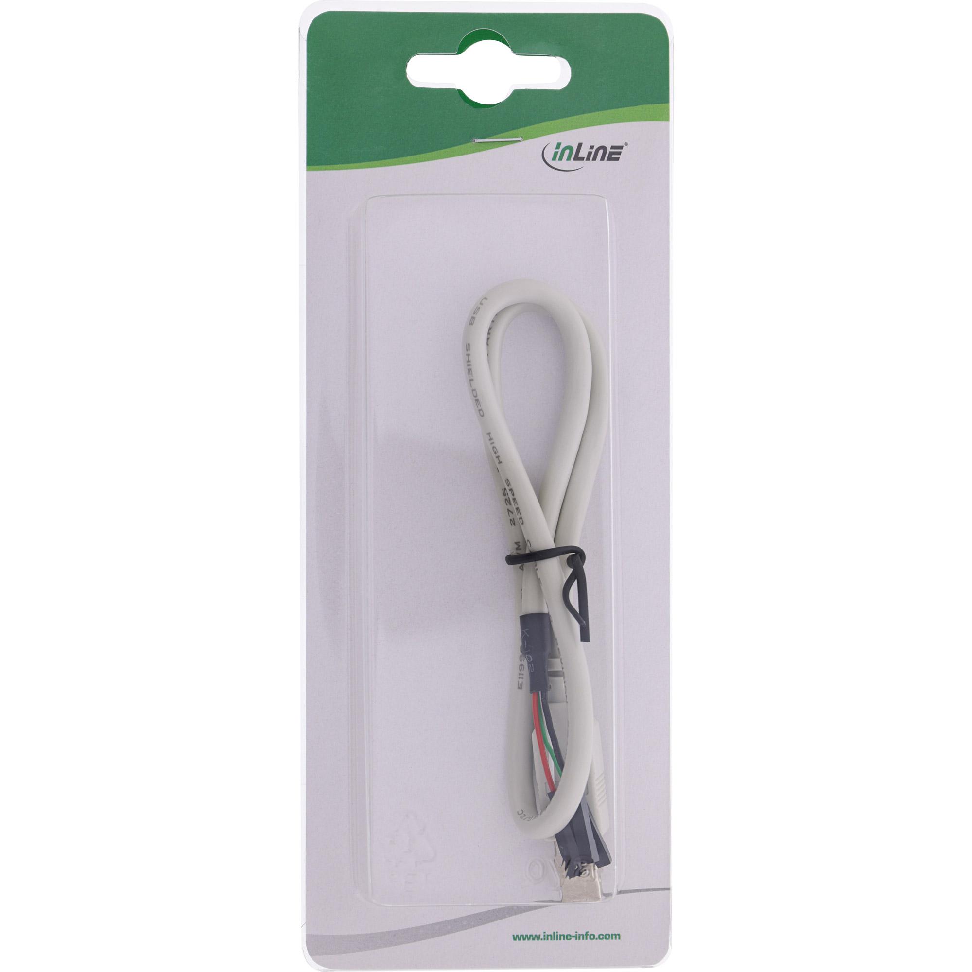 Cavo di collegamento USB 2.0 - collegamento da spina B a palo - 0,40 m
