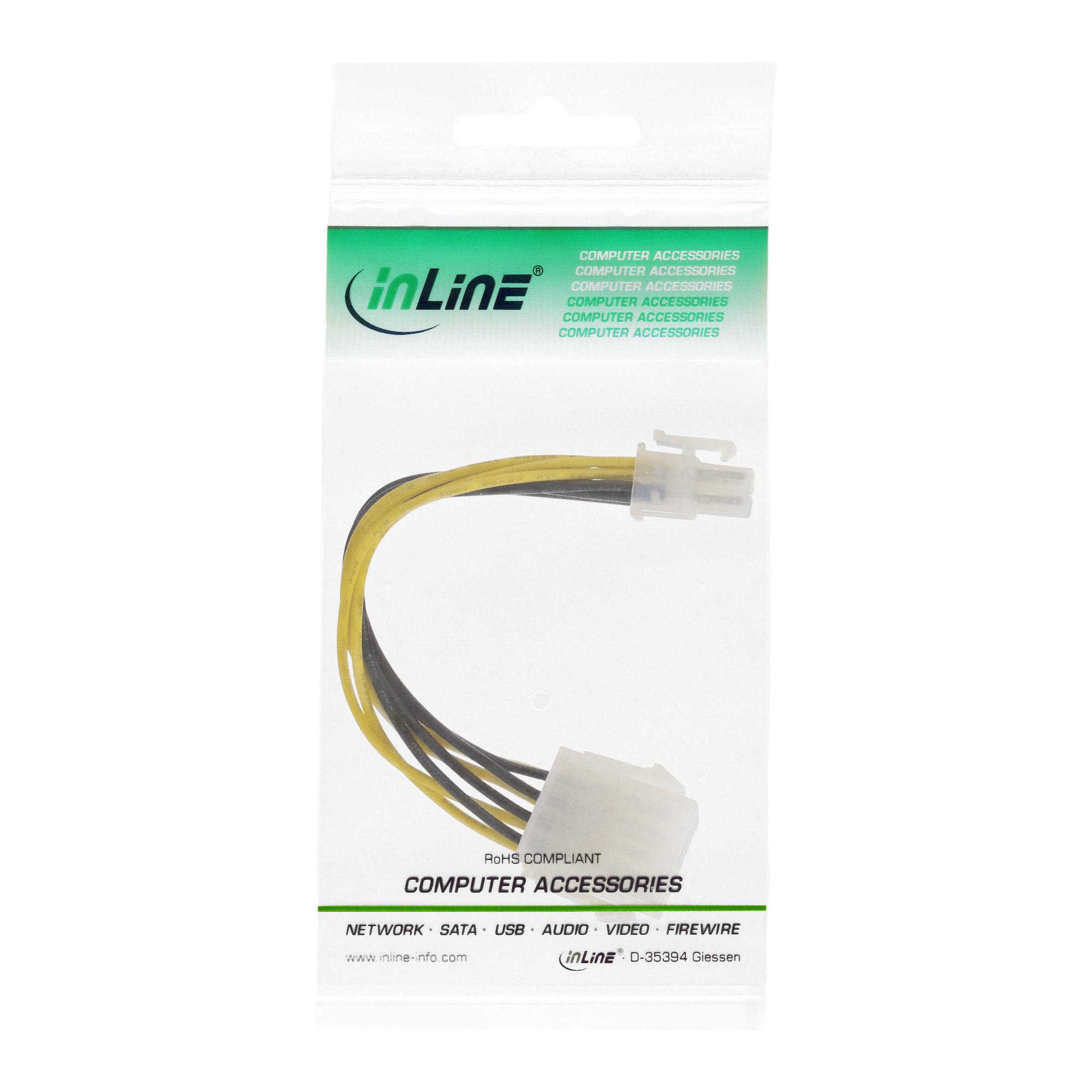 Adattatore di alimentazione interno: alimentatore ATX2.0 da 8 pin EPS a scheda madre ATX1.3 a 4 pin