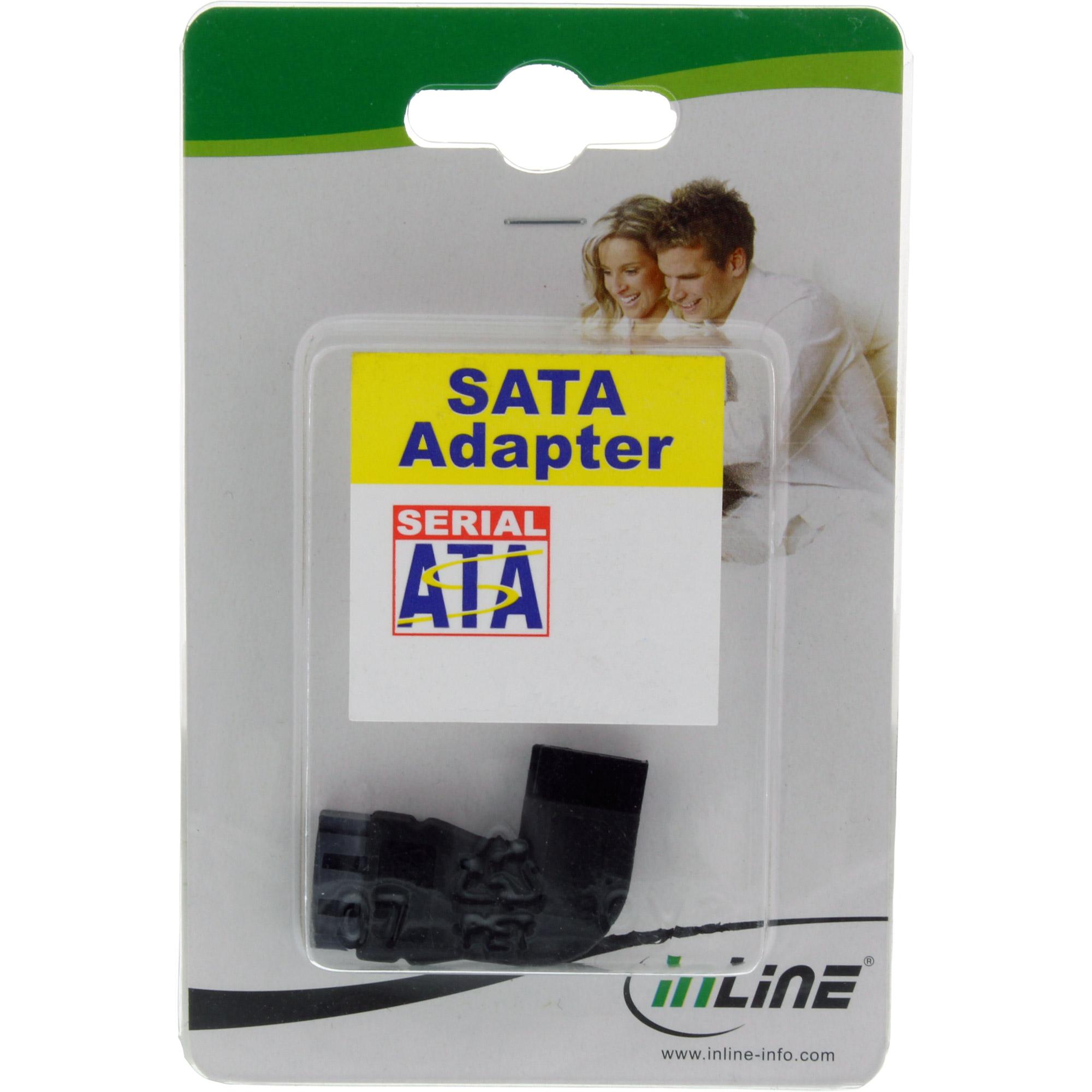 Spina adattatore SATA - presa - angolata a destra