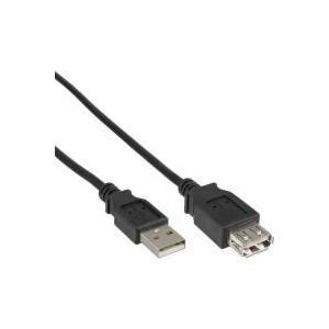 Prolunga USB 2.0 - maschio - femmina - tipo A - nera - 1m