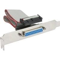 Staffa con slot parallelo InLine - interna/esterna - presa DB25 - multipresa a 26 poli - 025 m (33225B)