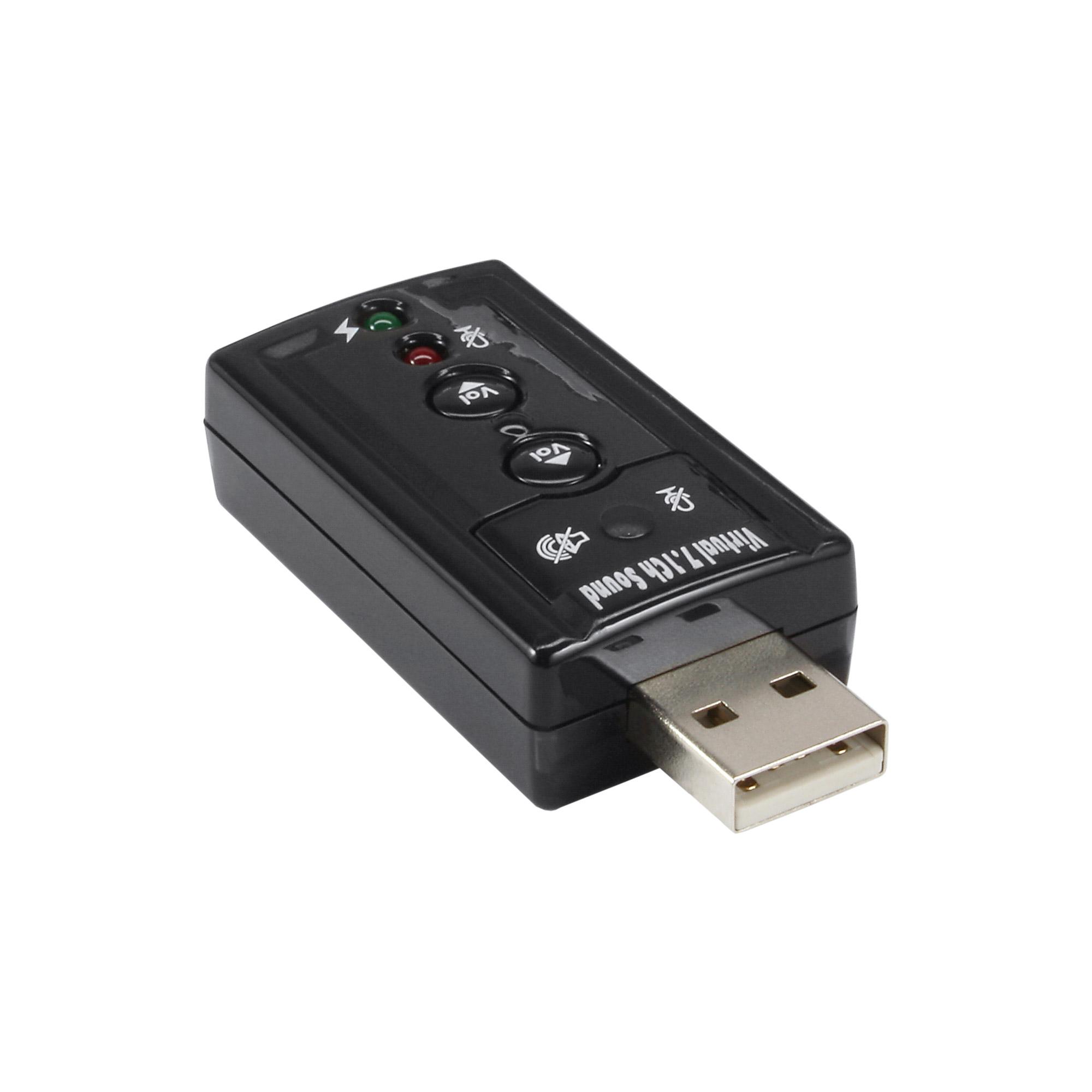Scheda audio audio USB - con audio surround virtuale 7.1