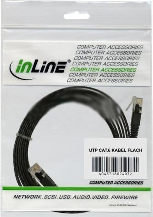 Cavo patch piatto da 3 m,...