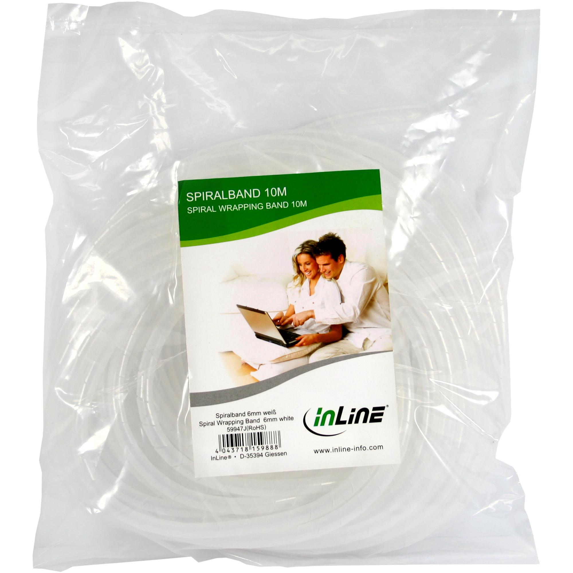 InLine Spirale protezione cavi diametro 20mm flessibile natura 10m