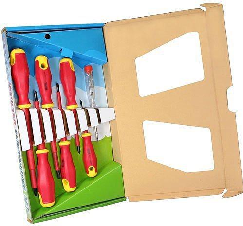 Set di cacciaviti - 7 pezzi - incl. tester di tensione