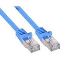Cavo patch - F-UTP - Cat.5e - blu - 0,3 m