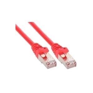 Cavo patch - F-UTP - Cat.5e - rosso - 0,3 m
