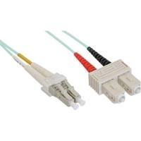 Cavo duplex in fibra ottica - LC-SC - 50-125 - OM3 - 1m
