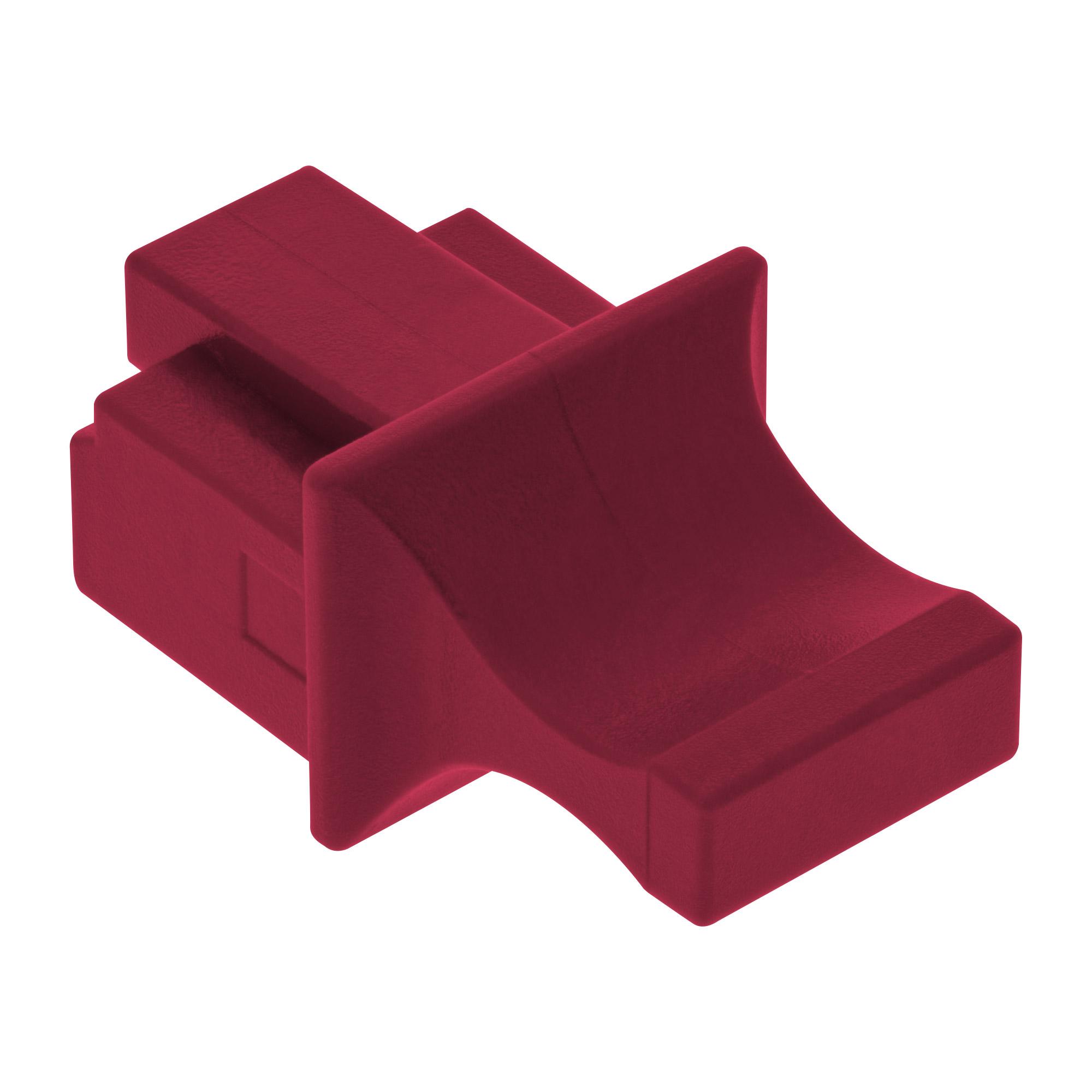 INLINE - Protezione antipolvere per presa RJ-45 - Rossa (confezione da 10)