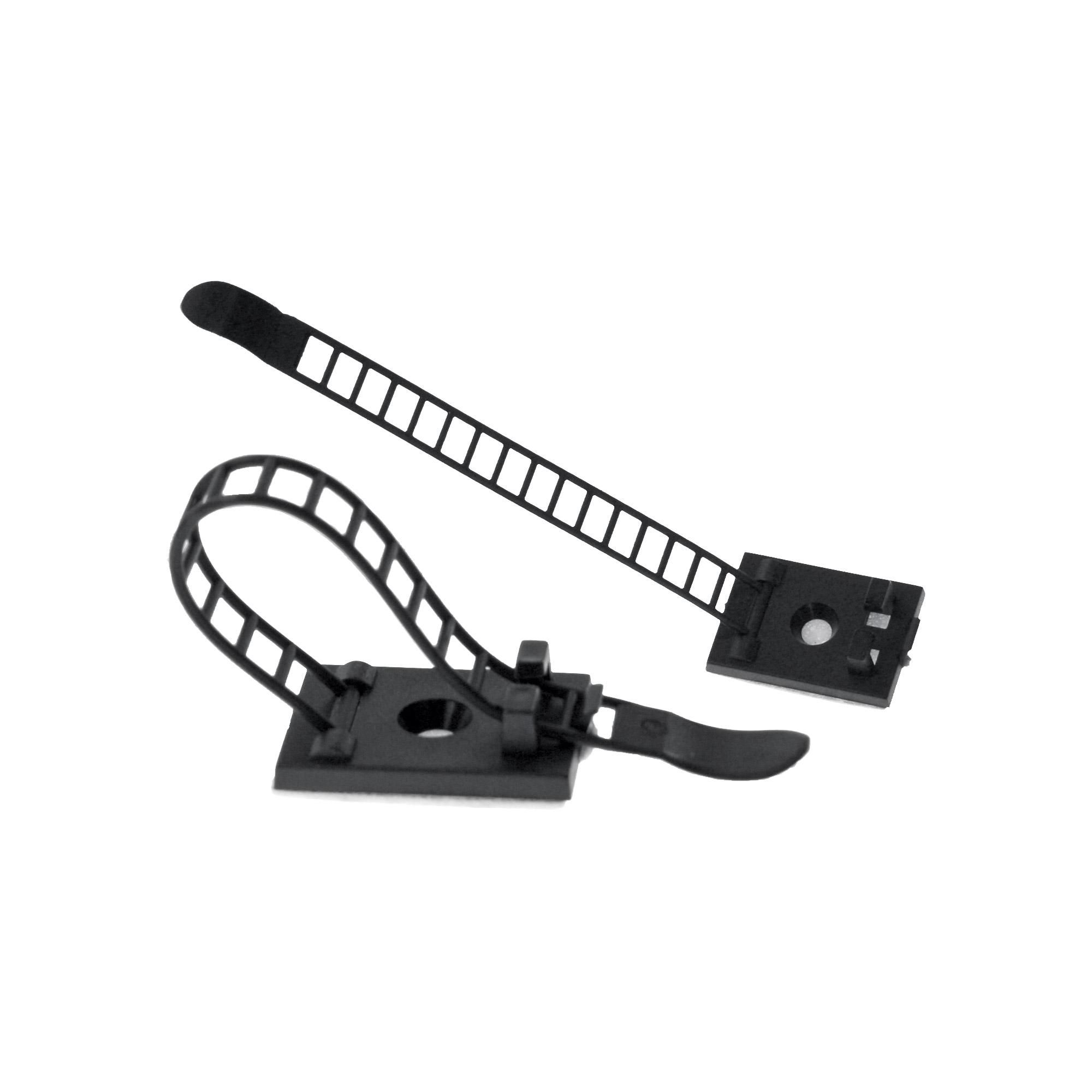 Inline - cravatta a cavo bute morsetto - 94 mm - nero - (pacchetto con 10) (59969f)
