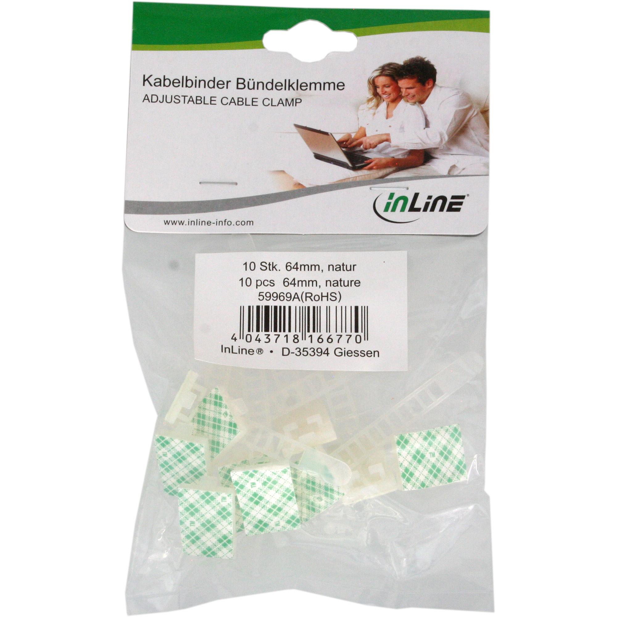 In linea - cavo tie bute gap - 94 mm - natura - (pacchetto con 10)