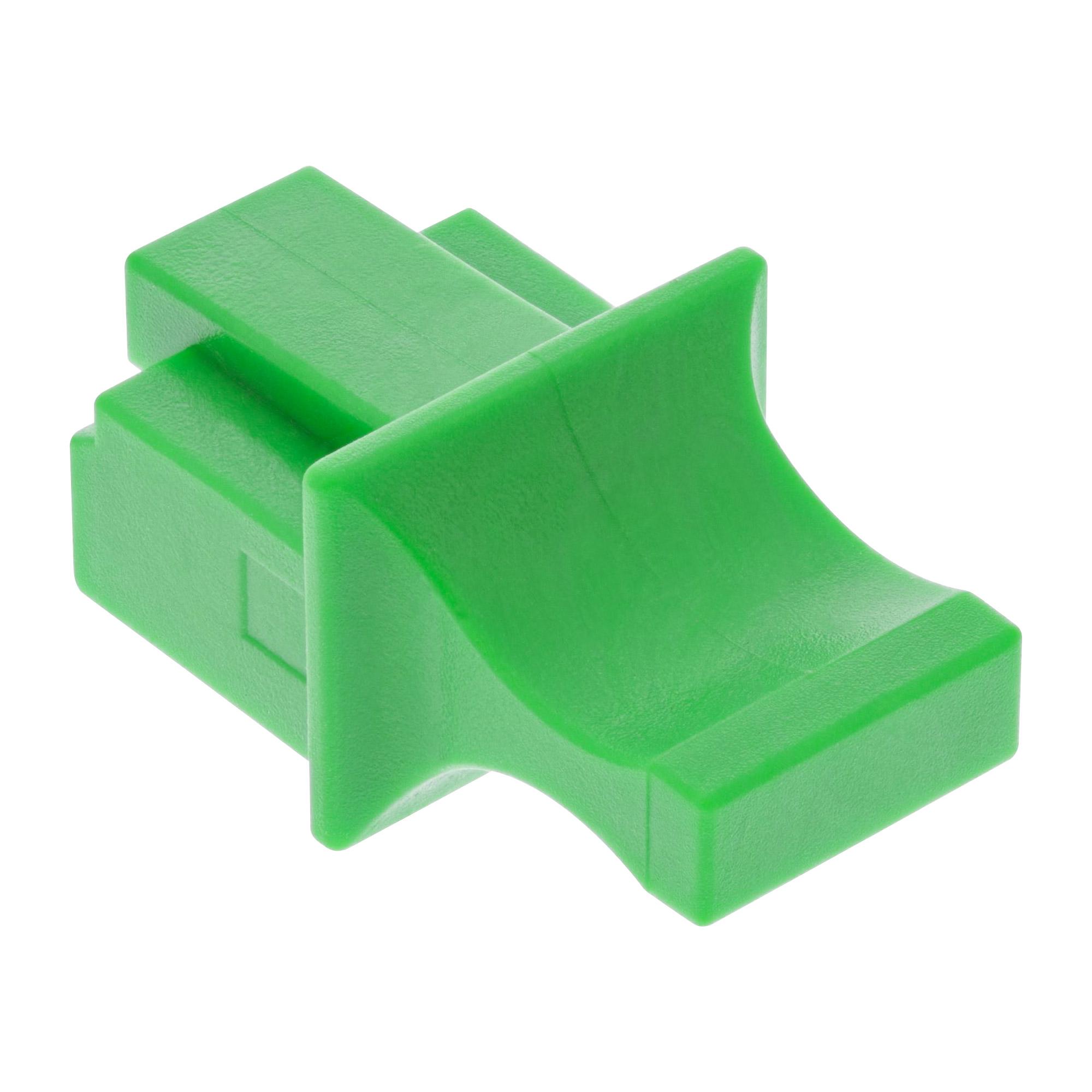 InLine - Copertura antipolvere per presa RJ-45 - Verde (confezione da 10) (59942H)