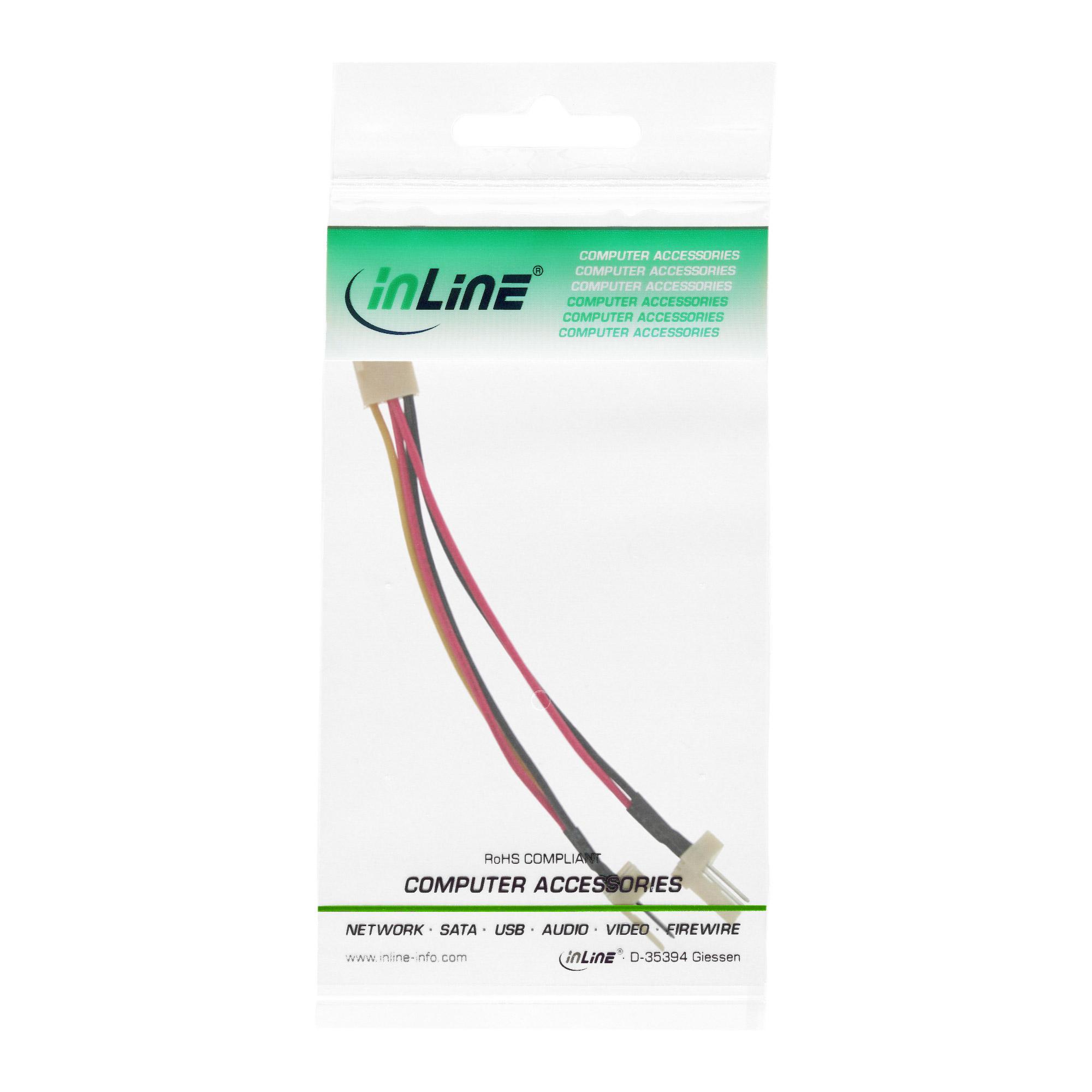 Cavo adattatore per ventola: Molex BU da 3 pin a 2 Molex ST da 3 pin - confezione da 100
