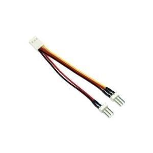 Cavo adattatore per ventola: Molex BU da 3 pin a 2 Molex ST da 3 pin - confezione da 100