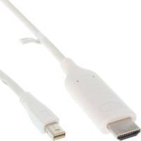 Cavo convertitore Mini DisplayPort a HDMI - bianco - 2 m - 4K2K - con audio