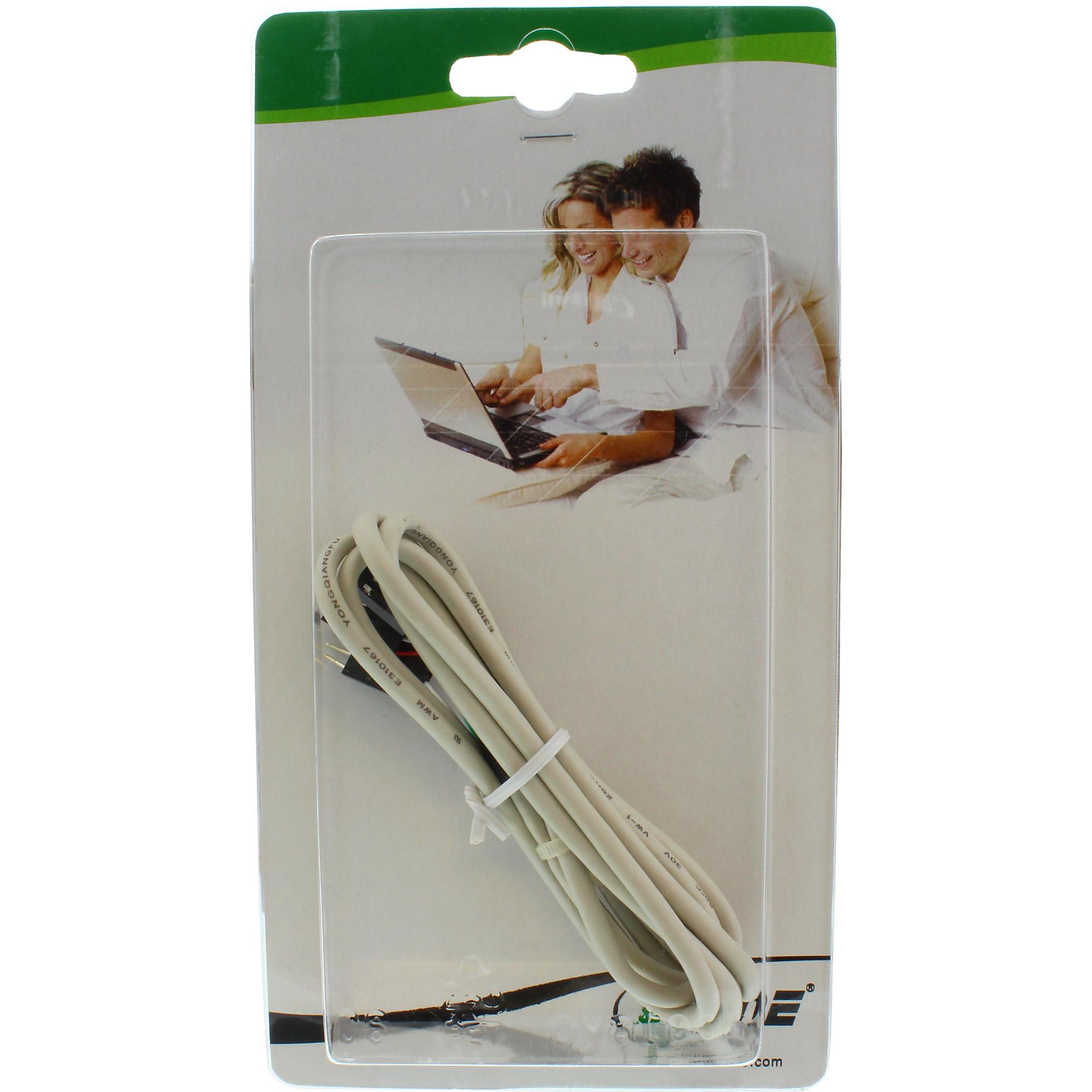 Posizione in linea USB2.0 internamente - Cavo USB - 2 X 4 -Pin Post Connector (M) - 2 x 4 -pin Post Socket (W) - 60 cm (33440J)