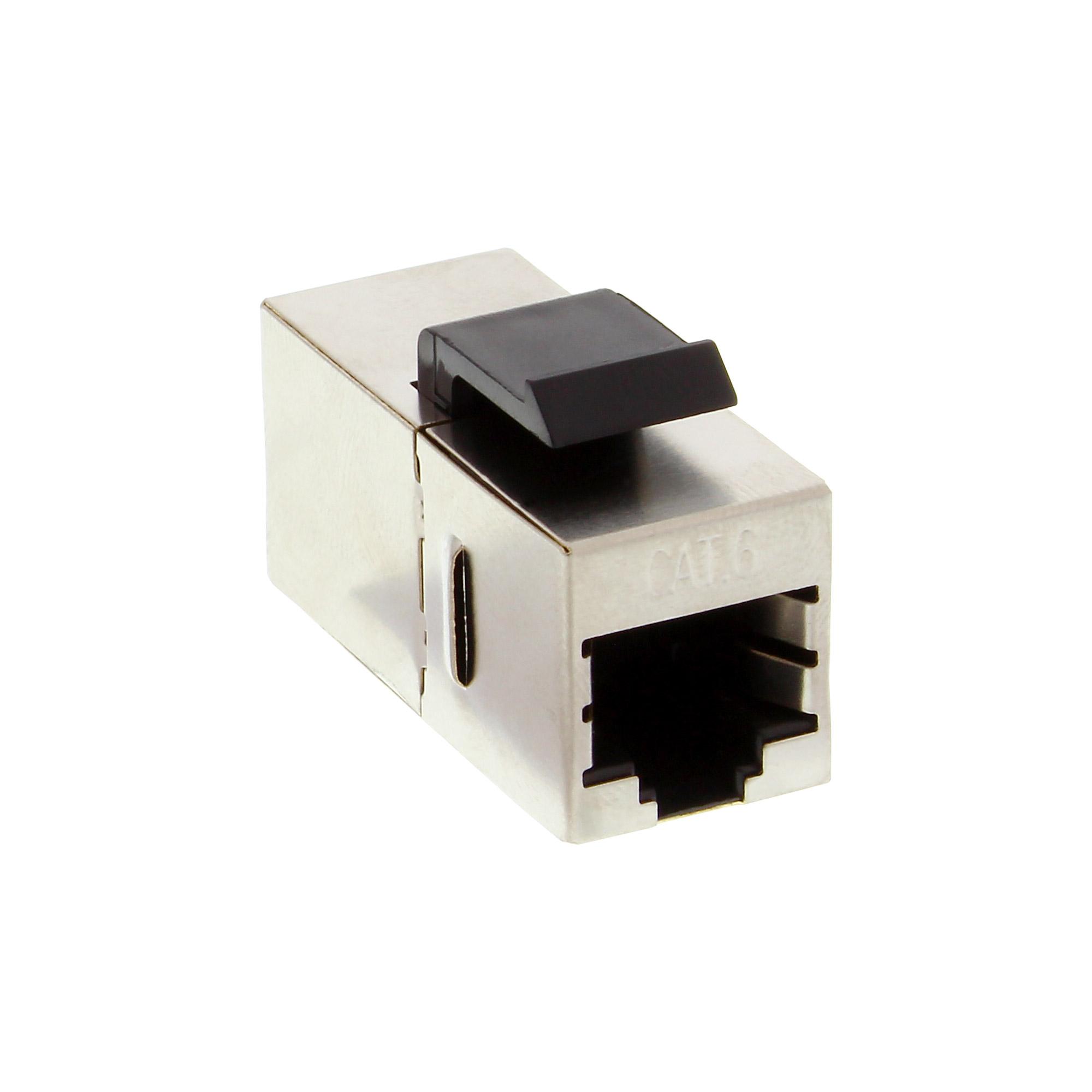 InLine Snap-In (Keystone) RJ45 femmina / femmina Cat.6 STP