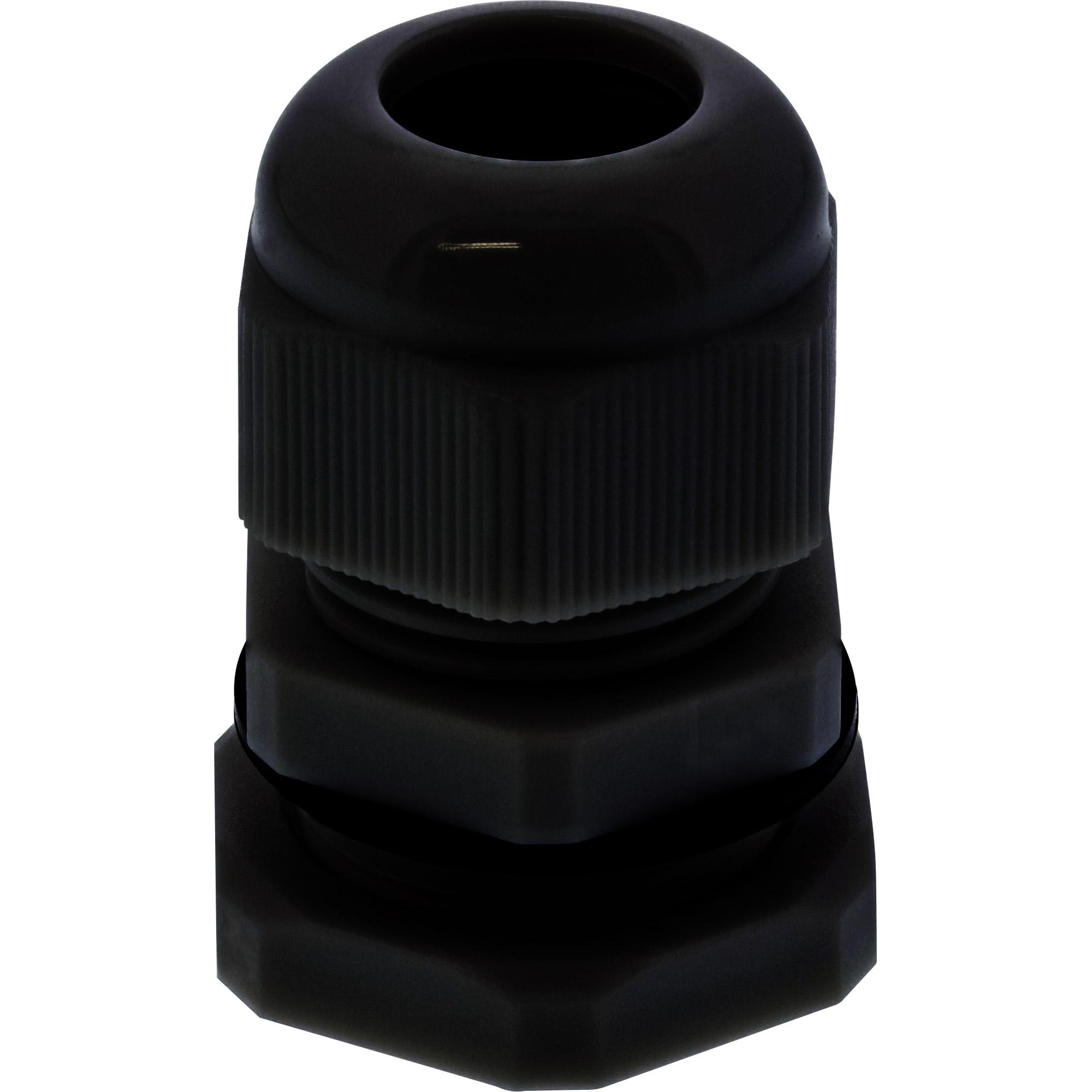 InLine Passacavo IP68 con controdado PG 13.5 Nylon 6-12mm nero 10pz