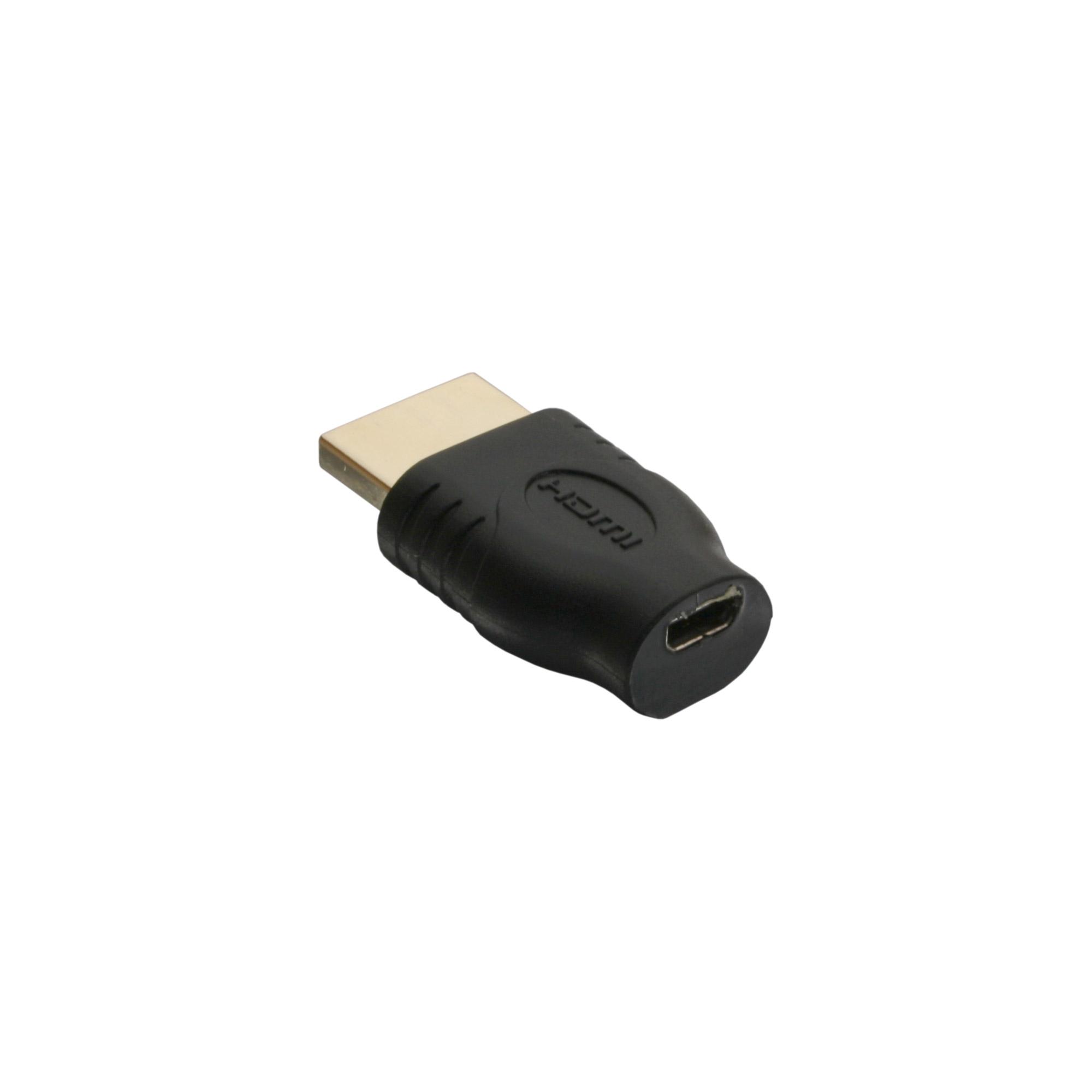 Adattatore HDMI: spina HDMI A alla presa Micro HDMI D