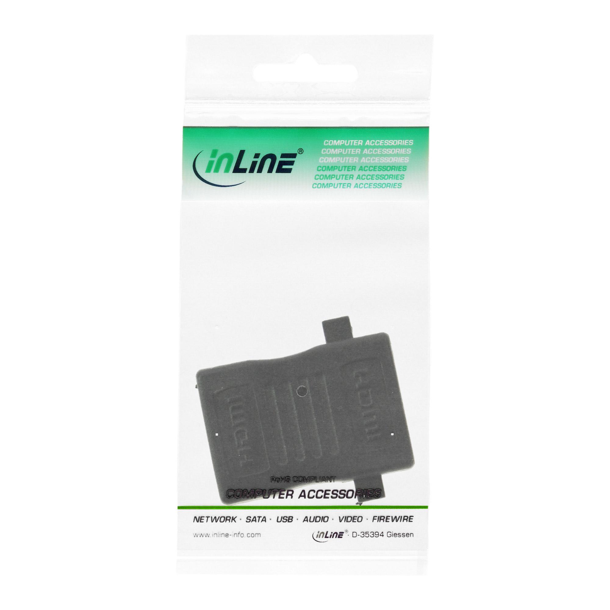 Adattatore HDMI da installazione - Presa-presa HDMI A - contatti dorati - 4K2K