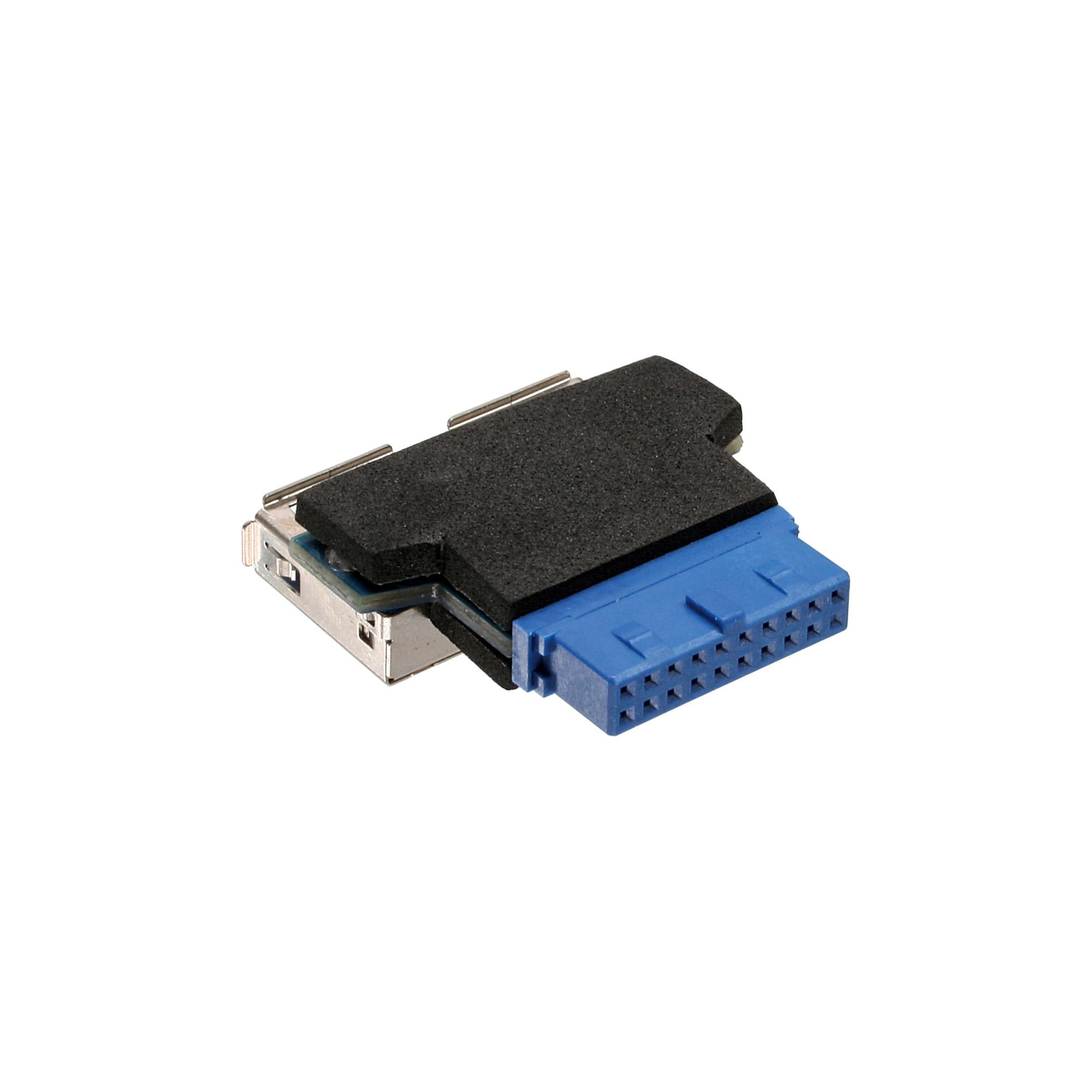Adattatore USB 3.0 - 2x presa A per collegamento a palo