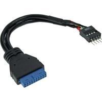 InLine Cavo USB 3.0 interno 19pin maschio / USB 2.0 2x 4pin maschio, 0,15m (InLine Internal USB 3.0 to USB 2.0 - 15cm)