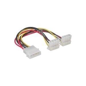 Potenza Y -cable Internal - 1x da 5,25 pollici a 2x 5,25 pollici angolati 0,15 m