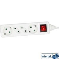 INLINE - presa multipla - connessioni in uscita 4 - 15 m - bianco