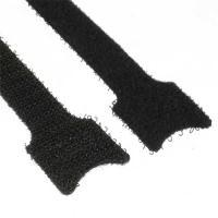 TACCHI CAVI INLINE FALCRO DISTENER LONTENZA NERA 150 mm, larghezza 12 mm, 10 pezzi